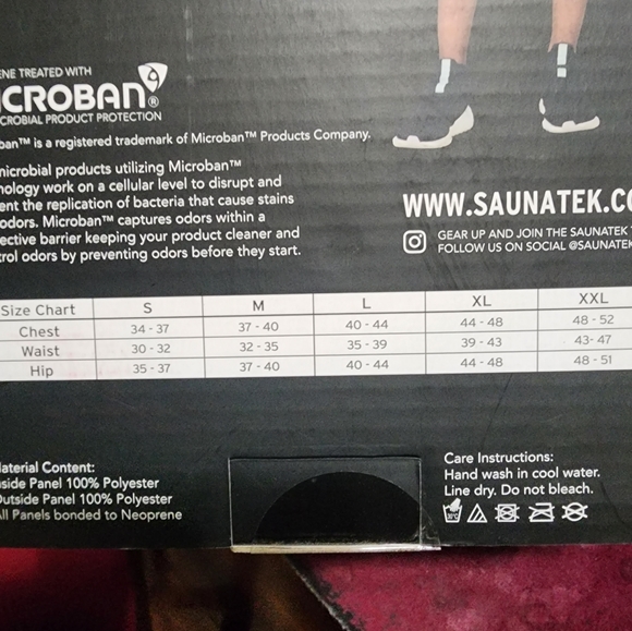 SaunaTek Men's Sauna Sweat Suit Vest - Picture 5 of 7